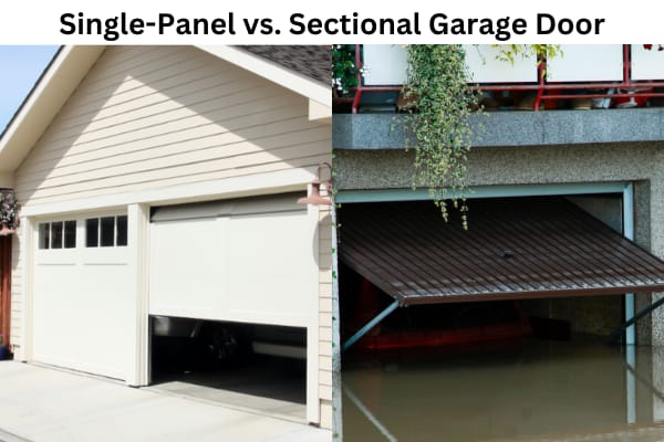 Single-Panel vs. Sectional Garage Door